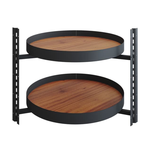 COR Wheel PRO Planero Poleless Full Circle 2 Shelf Lazy Susan, Vauth-Sagel