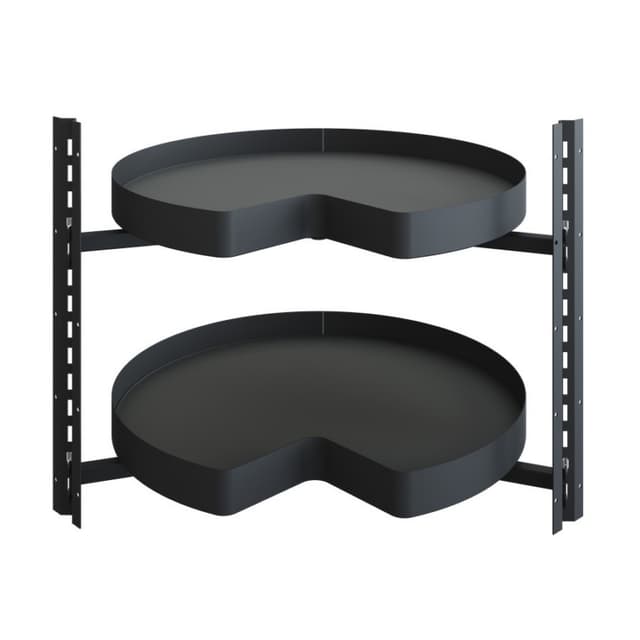 COR Wheel PRO Planero Poleless Kidney 2 Shelf Lazy Susan, Vauth-Sagel