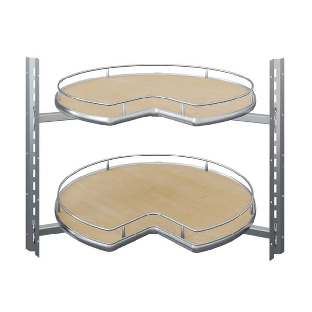 COR Wheel PRO Scalea Poleless 2 Shelf Kidney Lazy Susan, Vauth-Sagel