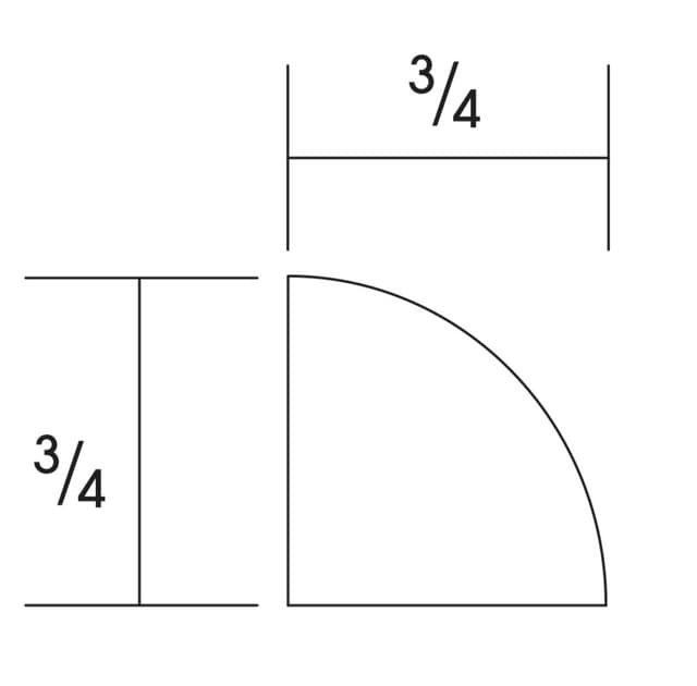 Quarter Round, Dartmouth Grey
