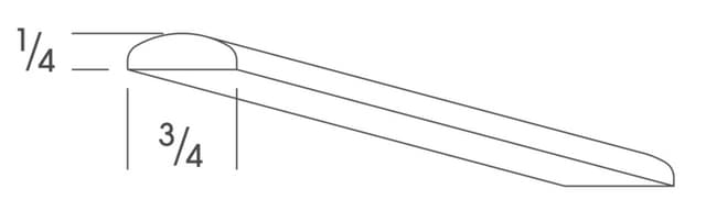 Batten Molding, White