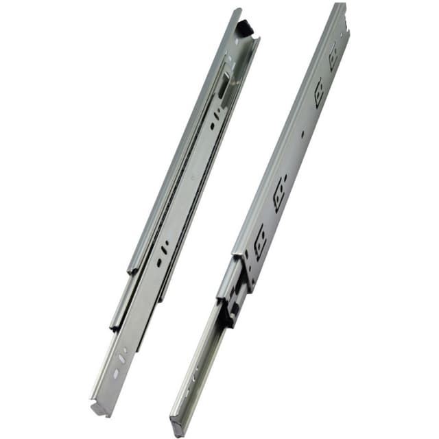 Pro Value Series Full Extension Standard Ball Bearing Drawer Slide PRO 3.0, Unhanded Side Mount Zinc