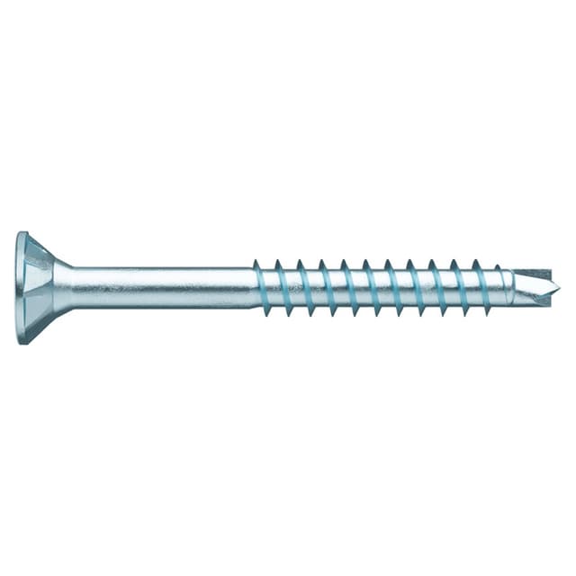 Würth #8 x 2-3/4" Flat Head ASSY Screw RW Drive - Drill Point Fine Thread Zinc, 017810470 961 200 - 200/Box