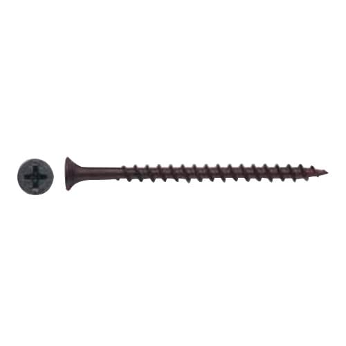 Würth #7 Bugle Head Drywall Screw Phillips Drive - Sharp Point Fine Thread Black