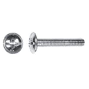 Würth M4-30mm Truss Head Machine Screw Phillips/Slotted Drive - Blunt Point Fine Thread Zinc, 0231011430961 100 - 100/Box