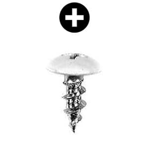 Würth #8 x 7/16" Truss Head Hinge and Drawer Slide Installation Screw Phillips Drive - Sharp Point Coarse Thread Zinc, 367000023596114000 - 14000/Box