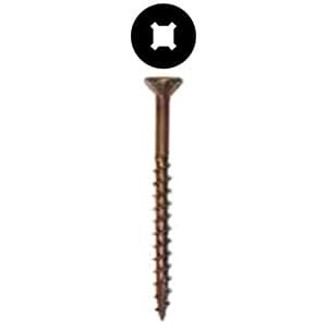 Würth #8 x 1-1/2" Flat Head Assembly Screw Combo Drive - Sharp Point Coarse Thread Lubricated, 3670000409961 1000 - 1000/Box