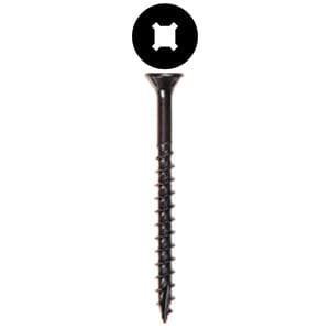 Würth #8 x 2-1/2" Flat Head Assembly Screw Combo Drive - Type 17 Auger Point Coarse Thread Zinc, 3670000067961 1000 - 1000/Box