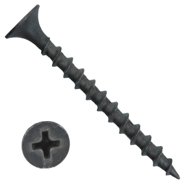 Würth #8 x 2-1/2" Flat Head Assembly Screw Combo Drive - Sharp Point Turbo Thread Lubricated, 3670000113961 2500 - 2500/Box