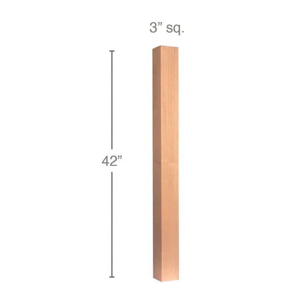 Contemporary Straight Square Bar Column, PRO Series