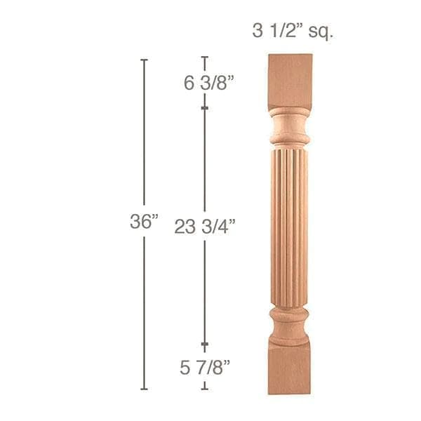 Classic Reeded Island Column, PRO Series