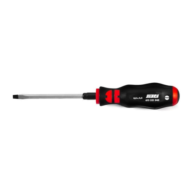 Wurth ZEBRA Slotted Screwdriver Hexagon Shank with Impact Cap