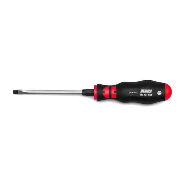 Wurth ZEBRA Slotted Screwdriver Hexagon Shank with Wrench Adapter