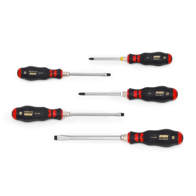 Wurth ZEBRA 3K Slotted & Phillips Hexagon Shank Screwdriver Set