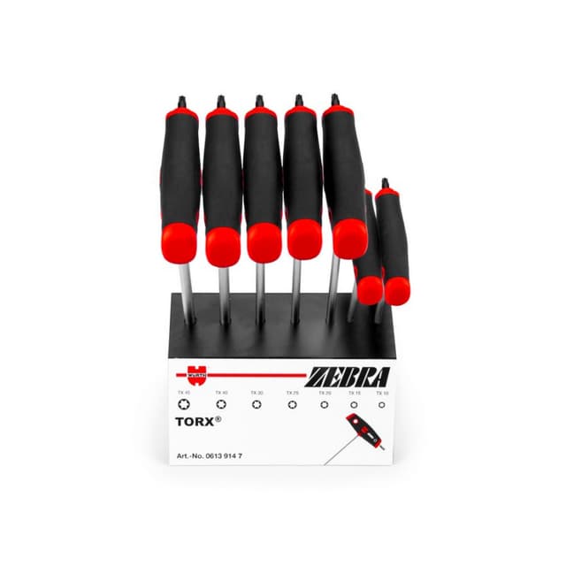 Wurth ZEBRA T-Handle Hexagon Socket Torx Set