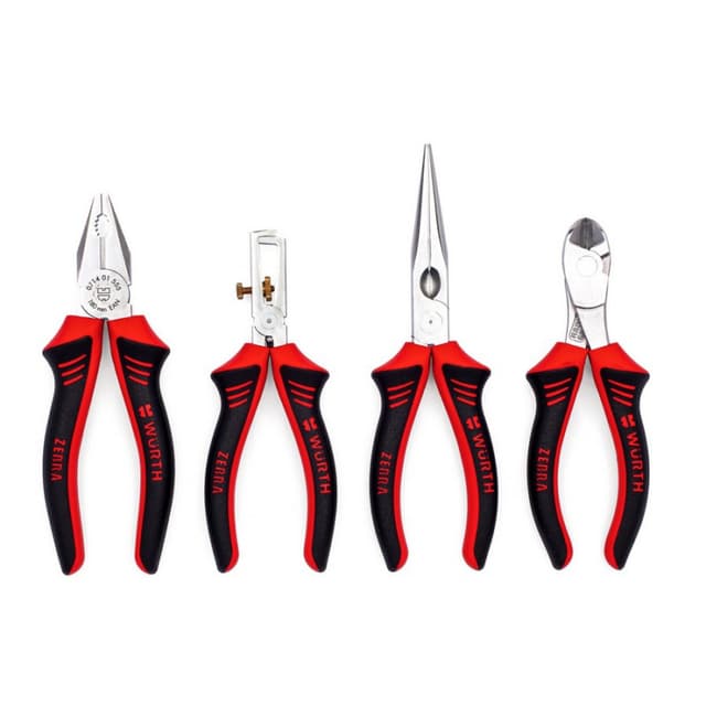 Wurth ZEBRA 4pc Set with Wire Stripper