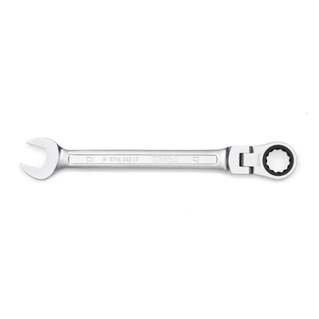 Wurth ZEBRA Powerdriv® Ratchet Combination Wrench, Flexible Joint Metric