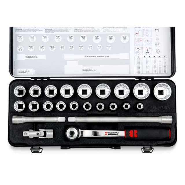 Wurth ZEBRA Multi-Socket Assortment, Metric