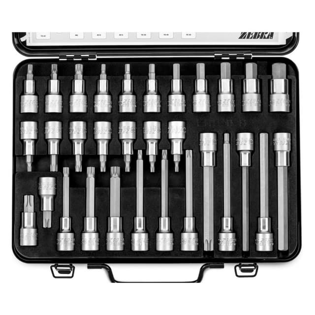 Wurth ZEBRA Torx, Multi-Point, & Allen Socket Assortment