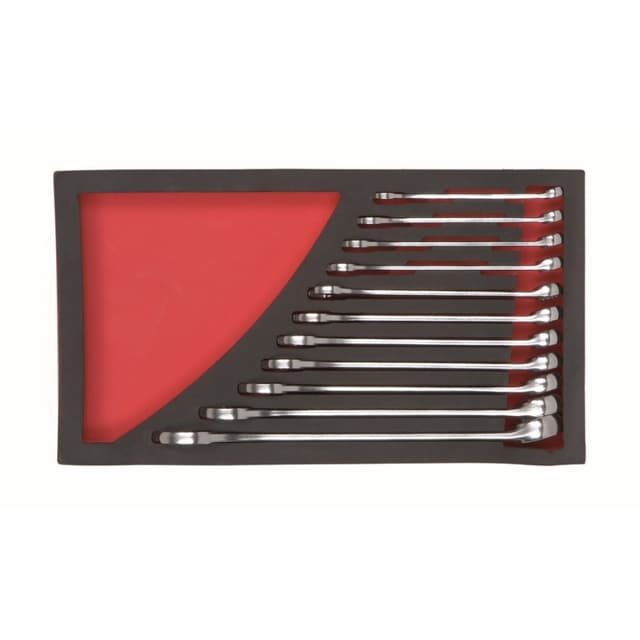 Wurth ZEBRA Double Open-Ended Wrench Assortment Metric 10pc