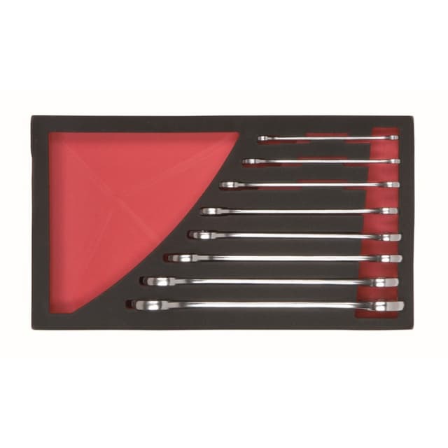 Wurth ZEBRA Double Open-Ended Wrench Assortment Metric 8pc