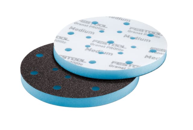 Festool 6" Hook and Loop Aluminum Oxide Granat PROfile Foam Sanding Discs