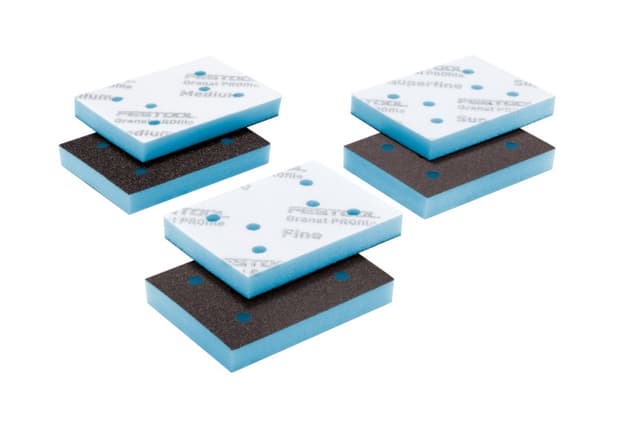 Festool 3 in x 4 in Hook and Loop Aluminum Oxide Granat PROfile Foam Sanding