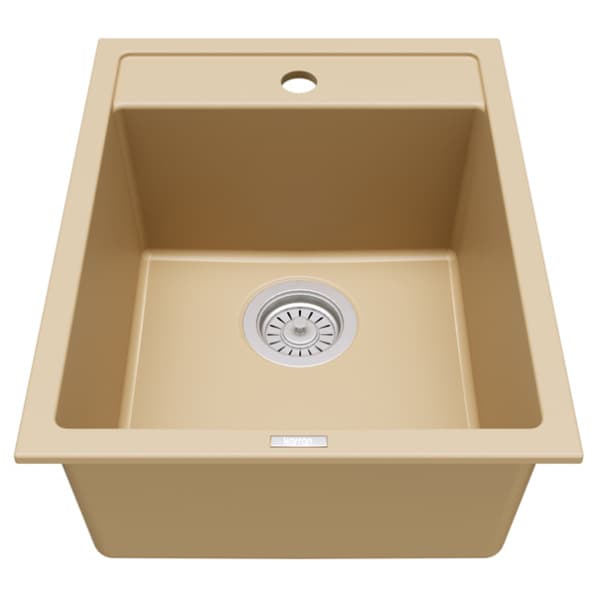 Karran Quartz Sink QT-825 Series Top Mount Single Bowl 15-3/4" - QT-825