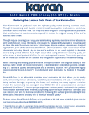 Karran Edge 300 Series Stainless Steel Single Bowl Seamless Undermount Vanity Sink, E-305, technical data sheet 1