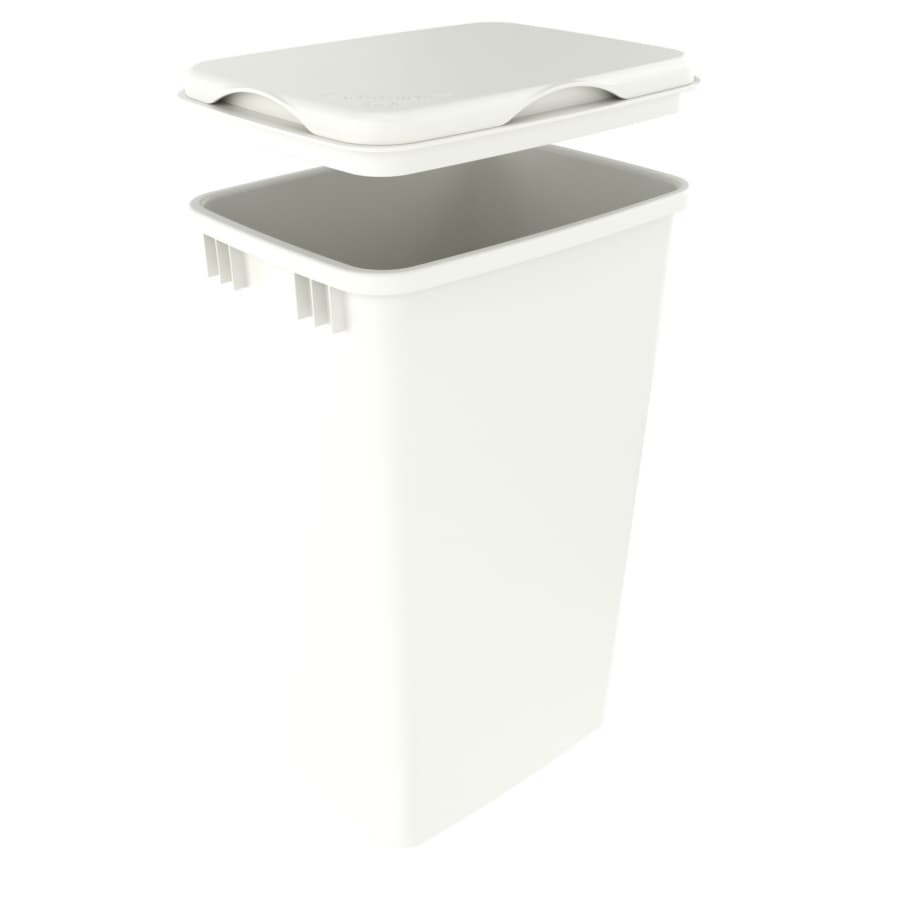 Directional Lid Example White Polymer Bi-Directional Lid for Rev-A-Shelf® 35 and 50 qt. Waste ...