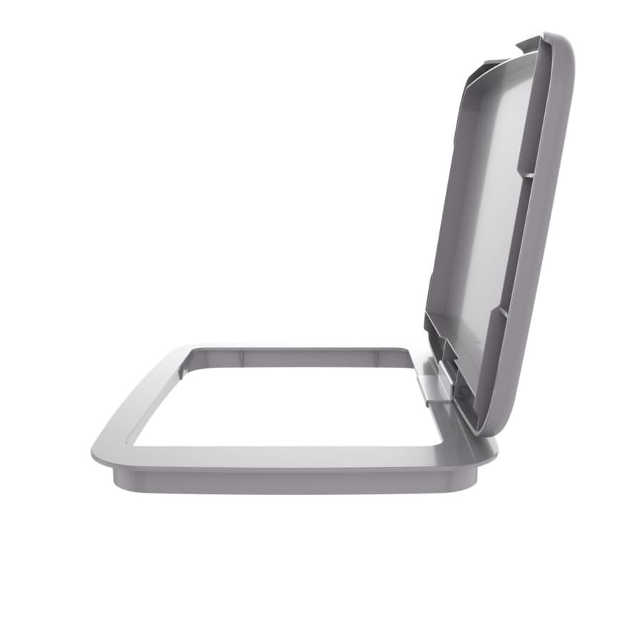 Directional Lid Example Metallic Silver Polymer Bi-Directional Lid for Rev-A-Shelf® 35 and 50 ...