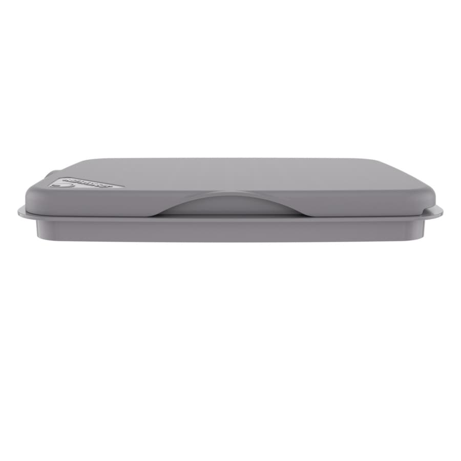 Directional Lid Example Metallic Silver Polymer Bi-Directional Lid for Rev-A-Shelf® 35 and 50 ...