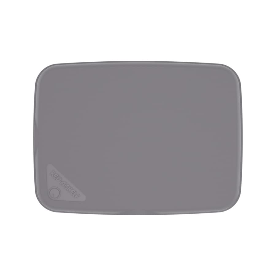Directional Lid Example Metallic Silver Polymer Bi-Directional Lid for Rev-A-Shelf® 35 and 50 ...