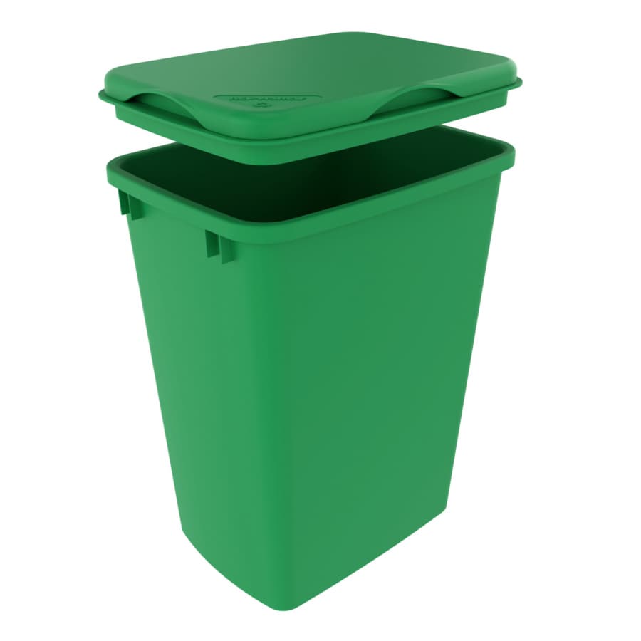 Directional Lid Example Green Polymer Bi-Directional Lid for Rev-A-Shelf® 35 and 50 qt. Waste ...