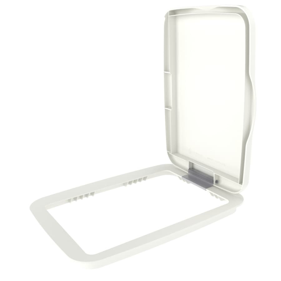 Directional Lid Example White Polymer Bi-Directional Lid for Rev-A-Shelf® 35 and 50 qt. Waste ...