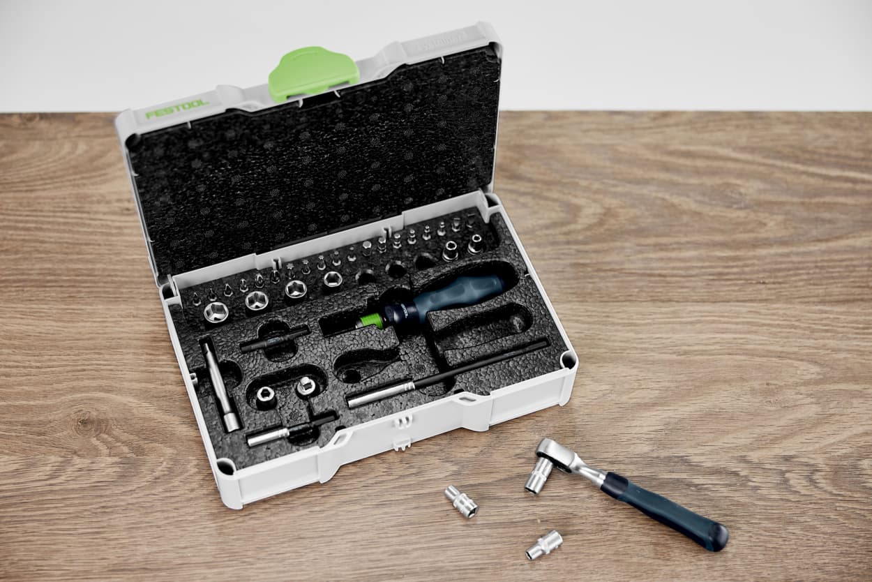 Festool Ratcheting Festool 37 Piece Ratchet Set with Systainer | Würth Baer Supply Company