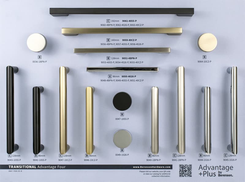 Berenson Transitional Advantage Four Display Board | Würth Baer Supply ...