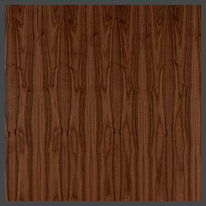 Domestic Plywood Walnut, MDF Core, Import Unfinished, 3/4