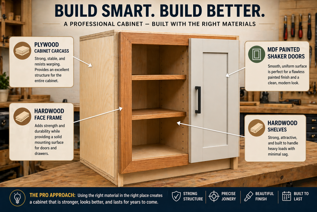 Types of Wood for a Cabinet