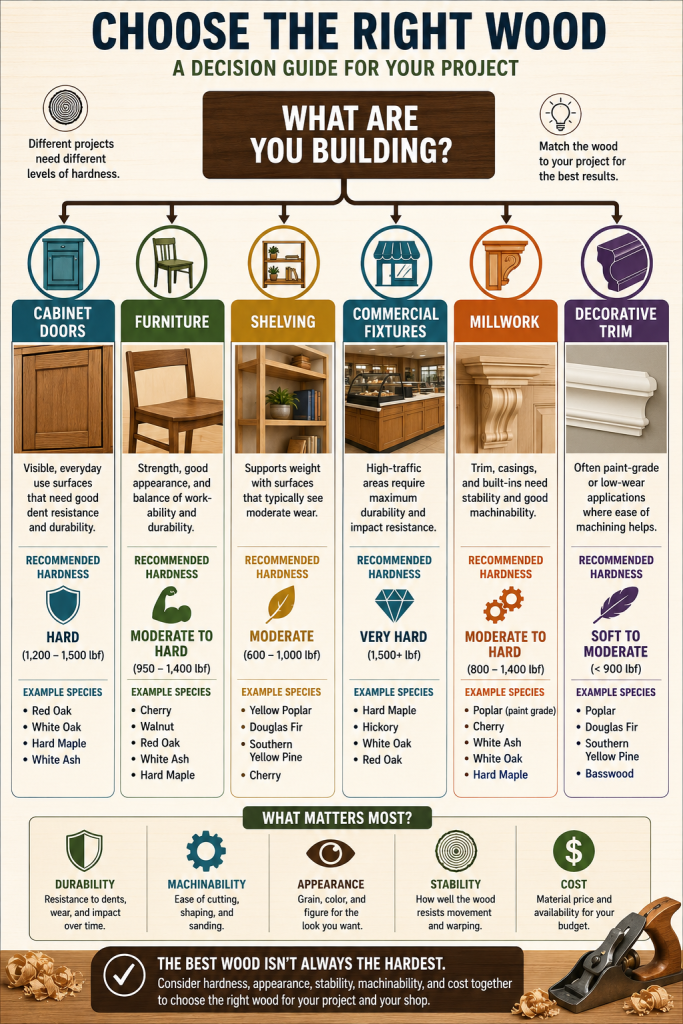 Choose the right wood for your project