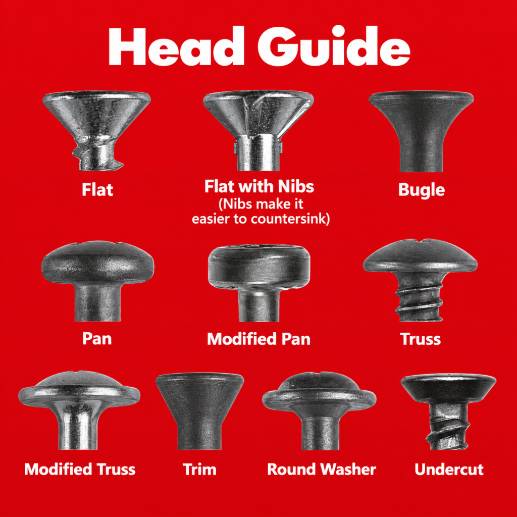Head Guide for Fasteners