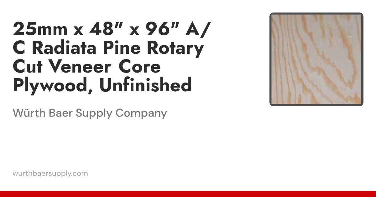 Plywood, Exterior Grade Pine Radiata, Veneer Core, Import, A-C Grade ...