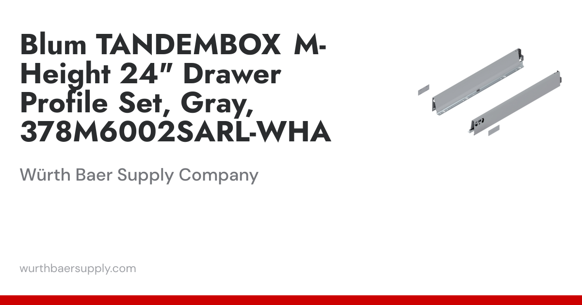 TANDEMBOX Deluxe Metal Drawer System 24