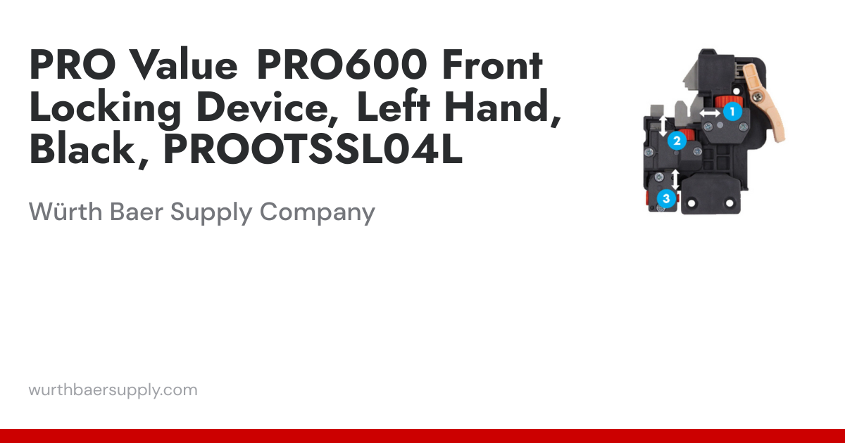 Front Locking Devices|3D Adjustable with Flange For PRO 600 Undermount ...
