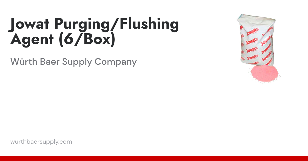 Jowat Purging/Flushing Agent (6/Box) | Würth Baer Supply Company