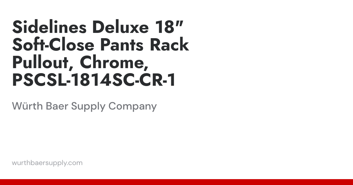 Sidelines Deluxe Series Chrome 18