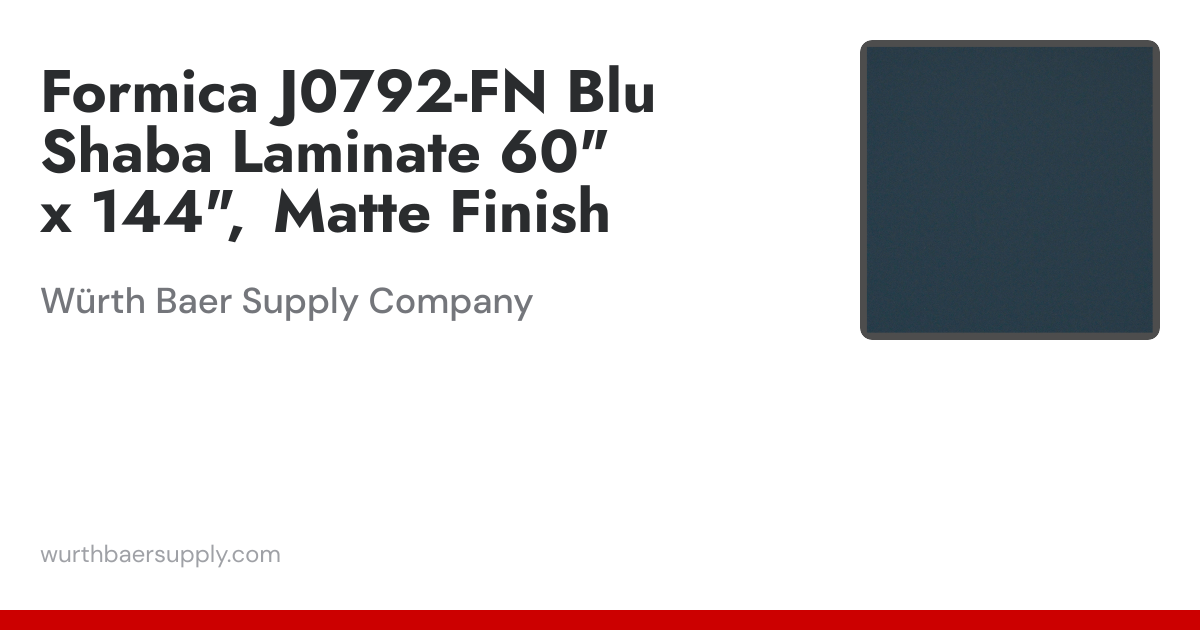 Formica J0792-FN Blu Shaba Laminate, 60