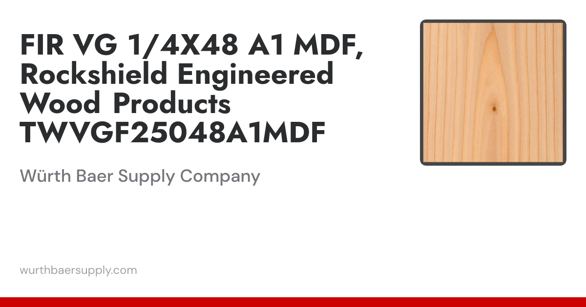 Fir Vg 14x48 A1 Mdf Rockshield Engineered Wood Products 