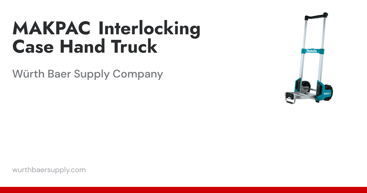 MAKPAC Interlocking Case Hand Truck | Würth Baer Supply Company