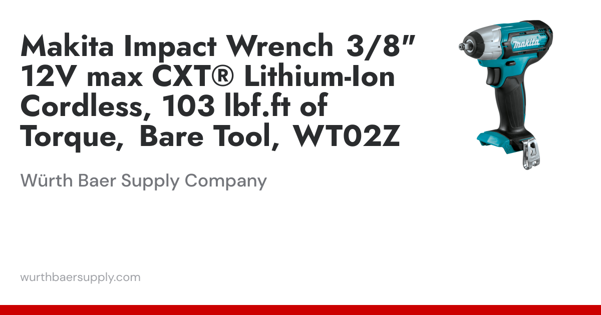 Makita Impact Wrench 3/8